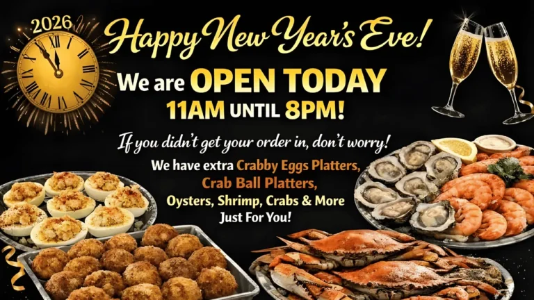 Ring in New Year 2026 with a Baltimore Seafood