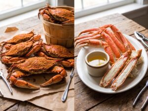 Snow Crab Clusters vs. Maryland Blue Crabs Two Different Crab Experiences