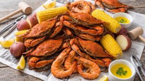 Texas Gulf Shrimp in a Maryland Seafood Feast A Flavor Combination Worth Exploring